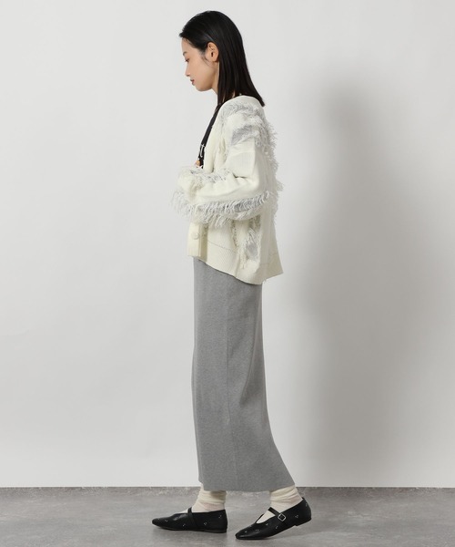 LAKOLE（ラコレ）の「フリンジカーディガン / 646554（カーディガン/ボレロ・レディース・アイボリー/ブラック/ベージュ・FREE）」の16枚目の写真