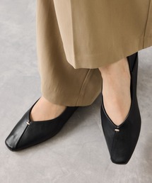 Juze | Vカットバブーシュパンプス(パンプス)