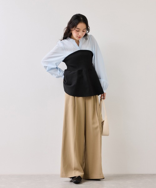 Juze(ジュゼ)の「Vカットバブーシュパンプス(パンプス・レディース・キナリ/ブラック・S/M/L)」の17枚目の写真