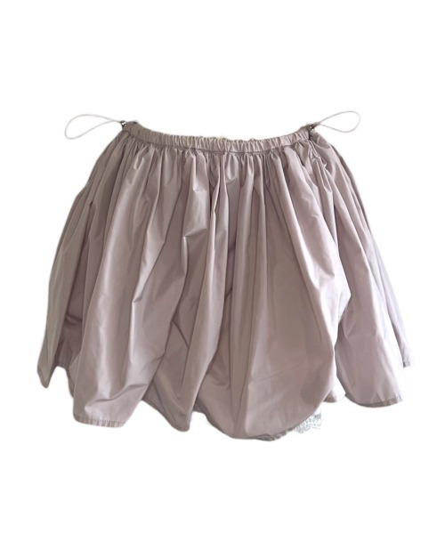 HONEY MI HONEY（ハニーミーハニー）の「taffeta layered drape mini skirt（スカート・レディース・ホワイト/ブラック/ピンク・FREE）」の3枚目の写真