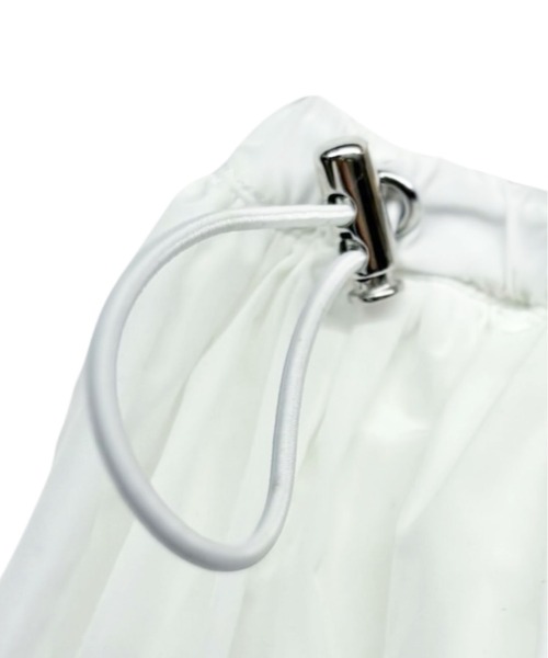 HONEY MI HONEY（ハニーミーハニー）の「taffeta layered drape mini skirt（スカート・レディース・ホワイト/ブラック/ピンク・FREE）」の15枚目の写真