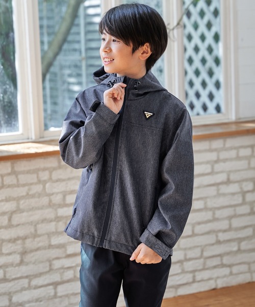 セール】【親子コーデ】メランジマウンテンパーカー（110~160cm