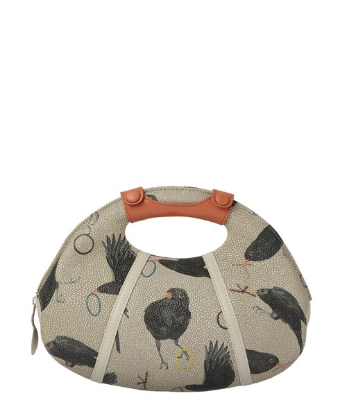 HIROKO HAYASHI（ヒロコハヤシ）の「MERLO（メルロ）クロワッサンバッグ（ハンドバッグ・レディース・オレンジ系1・00）」の3枚目の写真