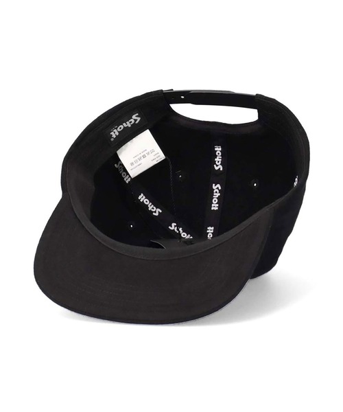 schott（ショット）の「Schott-Cotton Suede EMB Cap（キャップ・メンズ・ブラック・FREE）」の8枚目の写真