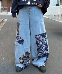 SOUNDSGOOOOD | 【SOUNDSGOOOOD】バンダナデニムパンツ(デニムパンツ)