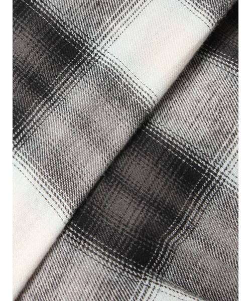 EVRIS（エヴリス）の「フードチェックショートシャツ（シャツ/ブラウス・レディース・レッド/ブラック・FREE）」の10枚目の写真