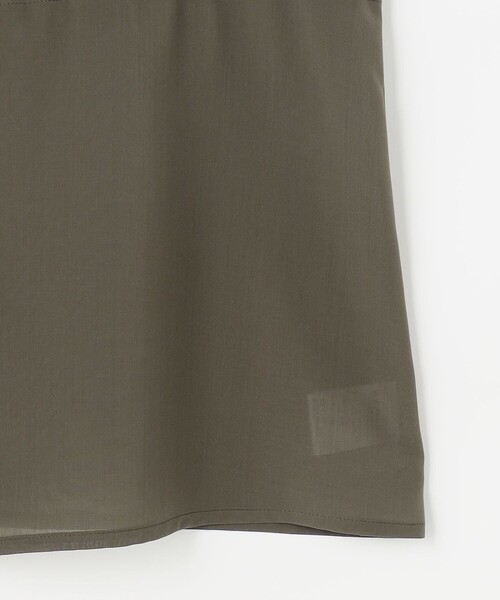 J.PRESS(ジェイプレス)の「【冷房対策に】RELAXION Sheer ボイル ブラウス(シャツ/ブラウス・レディース・ネイビー系/ベージュ系/カーキ系・11/9)」の4枚目の写真