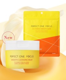 PERFECT ONE FOCUS（パーフェクトワンフォーカス）の「【クレンジング&マスクセット】リニューアル品パーフェクトワンフォーカス スムースクレンジングバーム&VCチャージ スムースマスク（クレンジング）」