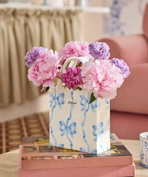 Cath Kidston（キャスキッドソン）の「ブックバッグ フラワーベース Bows（フラワーベース）」