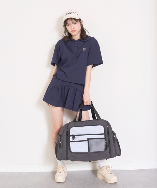 LTXC】【容量43-50L】【撥水】拡張ボストンバッグ（ボストンバッグ