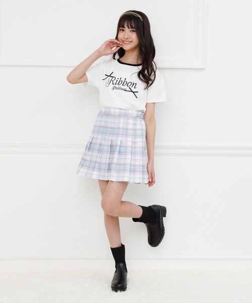 PINKHUNT(ピンクハント)の「PINKHUNT プリーツスカート 1449K(スカート・キッズ・ライトブルー/ブラック/ホワイト/パープル/ベビーピンク/ネイビー・120cm/130cm/140cm/150cm/160cm)」の17枚目の写真