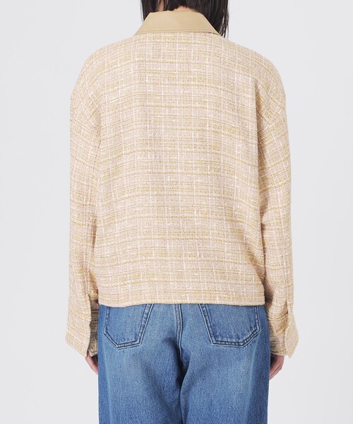 LOVELESS（ラブレス）の「ツイードワークブルゾン（ブルゾン・レディース・イエロー系その他2・34/36）」の8枚目の写真