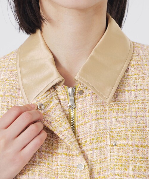 LOVELESS（ラブレス）の「ツイードワークブルゾン（ブルゾン・レディース・イエロー系その他2・34/36）」の9枚目の写真