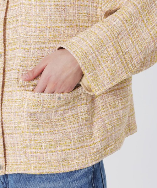 LOVELESS（ラブレス）の「ツイードワークブルゾン（ブルゾン・レディース・イエロー系その他2・34/36）」の11枚目の写真