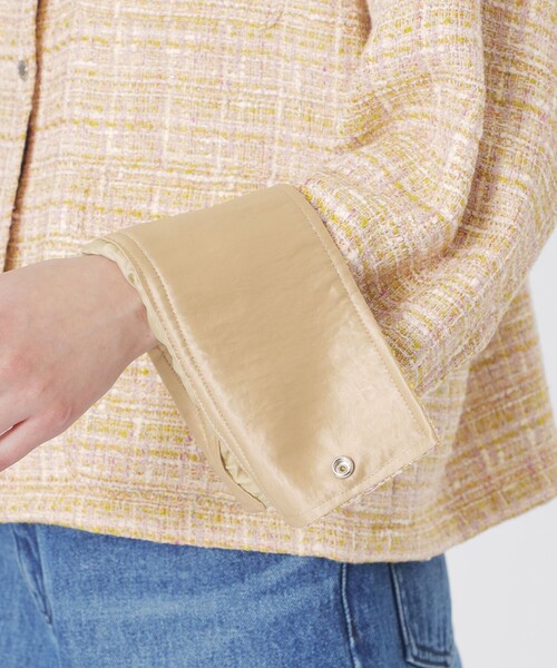 LOVELESS（ラブレス）の「ツイードワークブルゾン（ブルゾン・レディース・イエロー系その他2・34/36）」の12枚目の写真