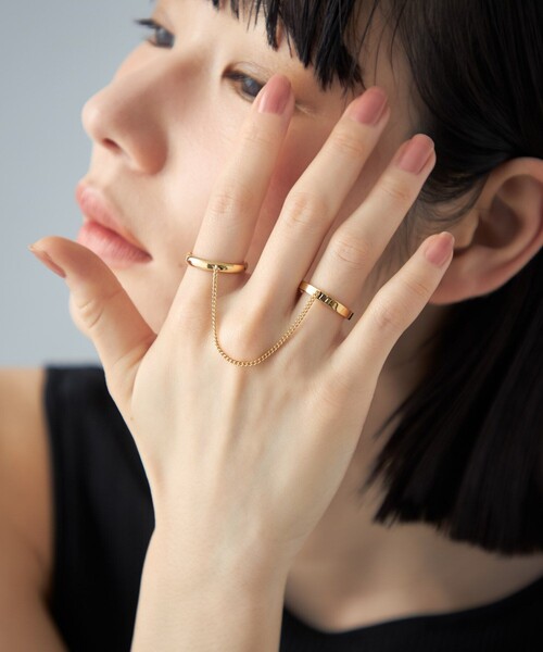 Jouete（ジュエッテ）の「[コネクト] リンクトリング チェーン（リング・レディース・イエローゴールド・9号/13号/17号）」の6枚目の写真