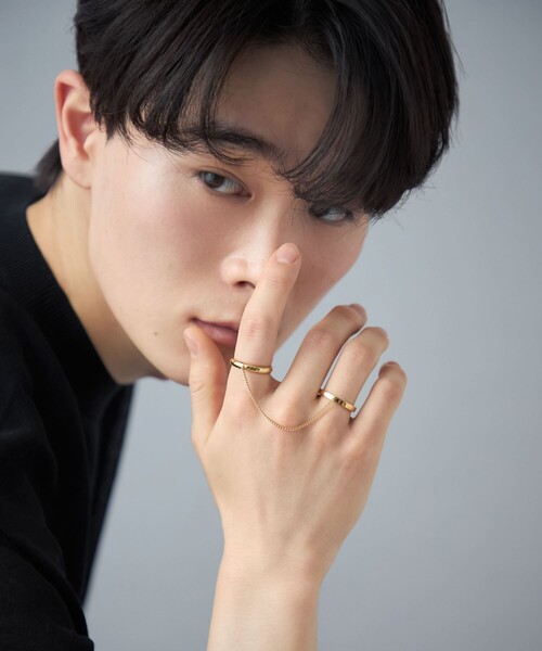 Jouete（ジュエッテ）の「[コネクト] リンクトリング チェーン（リング・レディース・イエローゴールド・9号/13号/17号）」の7枚目の写真