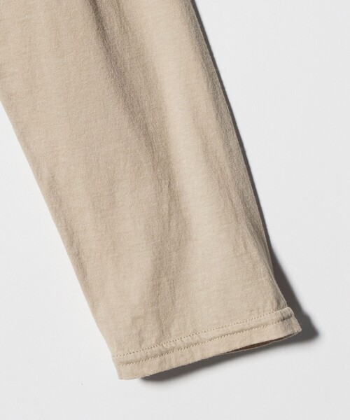 6（ロク）の「＜6(ROKU)＞ハイゲージ コットン ドローストリング ロングスリーブ（Tシャツ/カットソー・レディース・ライトブルー/ベージュ・FREE）」の11枚目の写真