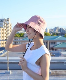 CLATHAS（クレイサス）の「【 CLATHAS.（クレイサス）】刺繍ドローコード付きバケットハット（ハット）」