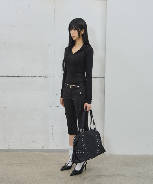 41PRAY（サイルプレイ）の「Layered Bolero  Long Sleeve / Black（その他トップス・レディース・ブラック・OS）」の3枚目の写真