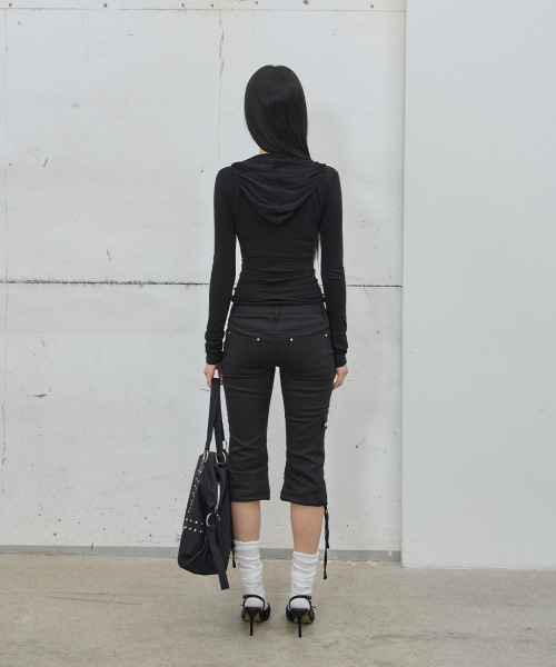 41PRAY（サイルプレイ）の「Layered Bolero  Long Sleeve / Black（その他トップス・レディース・ブラック・OS）」の4枚目の写真