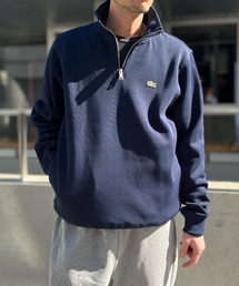 【LACOSTE】ラコステ ジップアップ ハイネック スウェットシャツ