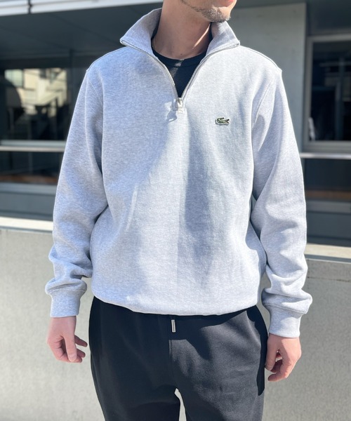LACOSTE(ラコステ)の「【LACOSTE】ラコステ ジップアップ ハイネック スウェットシャツ(スウェット・メンズ・アッシュグレー/ブラック/ネイビー・S/M/XL/L)」の10枚目の写真