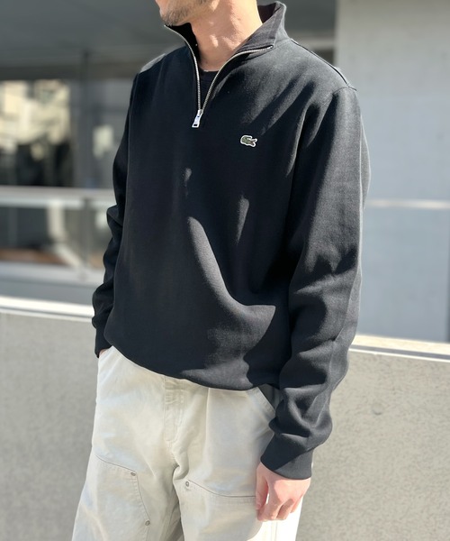 LACOSTE(ラコステ)の「【LACOSTE】ラコステ ジップアップ ハイネック スウェットシャツ(スウェット・メンズ・アッシュグレー/ブラック/ネイビー・S/M/XL/L)」の7枚目の写真