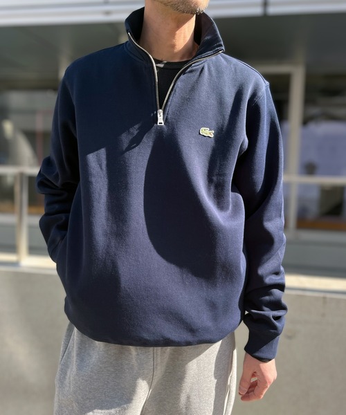 LACOSTE(ラコステ)の「【LACOSTE】ラコステ ジップアップ ハイネック スウェットシャツ(スウェット・メンズ・アッシュグレー/ブラック/ネイビー・S/M/XL/L)」の19枚目の写真