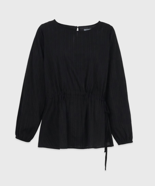 MICANE(ミケーネ)の「アリアストライプシャーリングブラウス(シャツ/ブラウス・レディース・ブラック/アイボリー・MEDIUM/LARGE/X-LARGE/SMALL)」の13枚目の写真