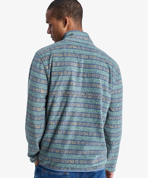 Quiksilver（クイックシルバー）の「Quiksilver メンズ NO DESTINATION FZ ジャケット アウター フリース/クイックシルバー総柄フルジップフリース（その他アウター・メンズ・グリーン系その他/パープル・MEDIUM）」の6枚目の写真