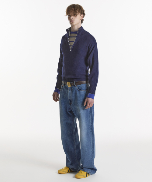 NOHANT（ノアン）の「90s QUARTER-ZIP KNIT NAVY（ニット/セーター・レディース・ネイビー・SMALL/MEDIUM）」の3枚目の写真