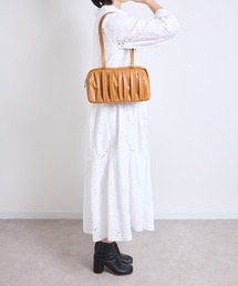 favori（ファヴォリ）の「EM : 合皮 ギャザー｜アカシアボストン 220g（バックパック/リュック）」