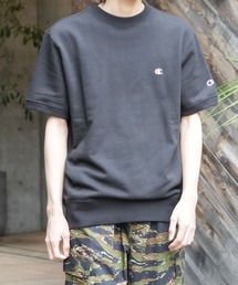 【CHAMPION/チャンピオン】【乾きやすくてヨレない】半袖スウェット USAコットン×リサイクルポリエステル サステナブル 洗濯に強い