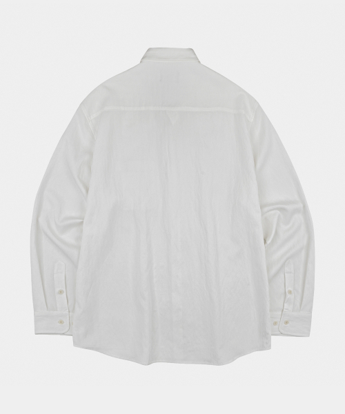 LETTERCOMO(レテルコモ)の「エッセンシャルテンセルシャツアイボリー(シャツ/ブラウス・レディース・その他・MEDIUM/LARGE)」の3枚目の写真