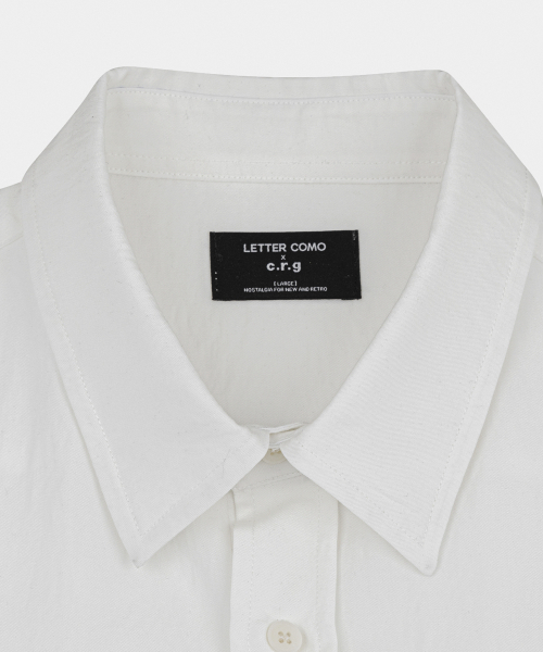 LETTERCOMO(レテルコモ)の「エッセンシャルテンセルシャツアイボリー(シャツ/ブラウス・レディース・その他・MEDIUM/LARGE)」の4枚目の写真