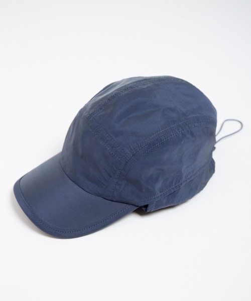RACAL(ラカル)の「Ear Tab Shiny Summer Cap / 耳当て付きシャイニーサマーキャップ(キャップ・レディース・ネイビー/アイボリー/ブラック・FREE)」の17枚目の写真
