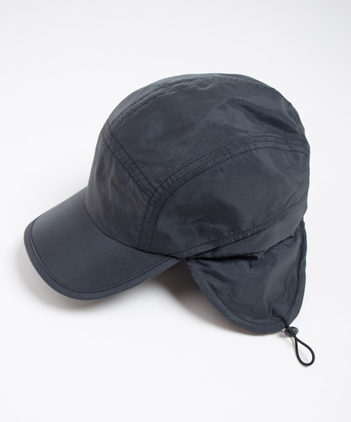 RACAL(ラカル)の「Ear Tab Shiny Summer Cap / 耳当て付きシャイニーサマーキャップ(キャップ・レディース・ネイビー/アイボリー/ブラック・FREE)」の22枚目の写真