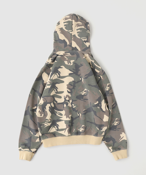 WOKE EDGE(ウォークエッジ)の「WOKE EDGE / ウォークエッジ DIAMOND LOGO ZIP HOODIE(パーカー・メンズ・カーキ・MEDIUM/LARGE)」の6枚目の写真
