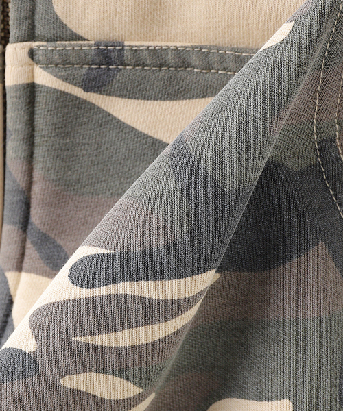 WOKE EDGE(ウォークエッジ)の「WOKE EDGE / ウォークエッジ DIAMOND LOGO ZIP HOODIE(パーカー・メンズ・カーキ・MEDIUM/LARGE)」の8枚目の写真