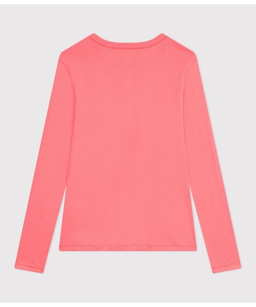PETIT BATEAU(プチバトー)の「クルーネック長袖Tシャツ(Tシャツ/カットソー・レディース・ライトブルー/オレンジ・XX-SMALL/X-SMALL/SMALL/MEDIUM/LARGE)」の3枚目の写真