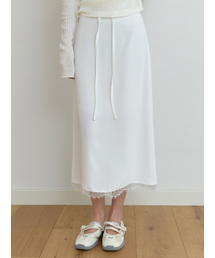 [4th] Oly lace H skirt (white)