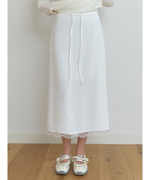 RE_L（リエル）の「[4th] Oly lace H skirt (white)（スカート・レディース・その他・SMALL/MEDIUM）」の3枚目の写真