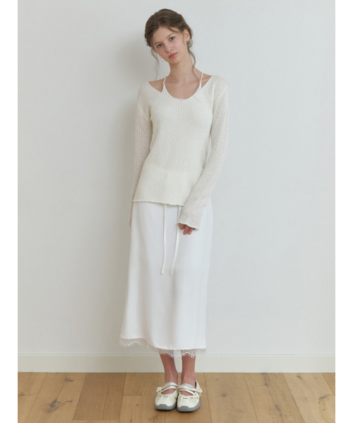 RE_L（リエル）の「[4th] Oly lace H skirt (white)（スカート・レディース・その他・SMALL/MEDIUM）」の6枚目の写真