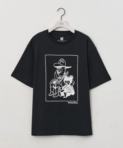 COLONY 2139(コロニートゥーワンスリーナイン)の「ConVenir/テディベアルーズベルトTEE(Tシャツ/カットソー・メンズ・ホワイト/ブラック・LARGE/MEDIUM/SMALL)」の2枚目の写真