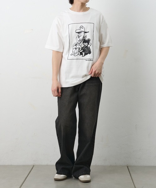 COLONY 2139(コロニートゥーワンスリーナイン)の「ConVenir/テディベアルーズベルトTEE(Tシャツ/カットソー・メンズ・ホワイト/ブラック・LARGE/MEDIUM/SMALL)」の7枚目の写真