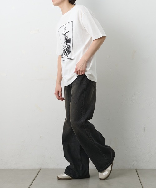 COLONY 2139(コロニートゥーワンスリーナイン)の「ConVenir/テディベアルーズベルトTEE(Tシャツ/カットソー・メンズ・ホワイト/ブラック・LARGE/MEDIUM/SMALL)」の8枚目の写真