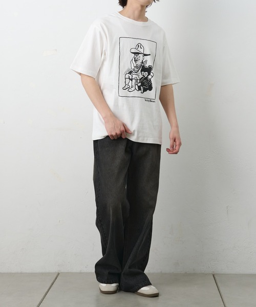 COLONY 2139(コロニートゥーワンスリーナイン)の「ConVenir/テディベアルーズベルトTEE(Tシャツ/カットソー・メンズ・ホワイト/ブラック・LARGE/MEDIUM/SMALL)」の10枚目の写真