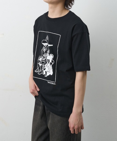 COLONY 2139(コロニートゥーワンスリーナイン)の「ConVenir/テディベアルーズベルトTEE(Tシャツ/カットソー・メンズ・ホワイト/ブラック・LARGE/MEDIUM/SMALL)」の12枚目の写真