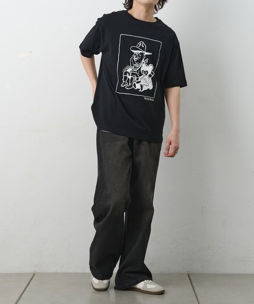 COLONY 2139(コロニートゥーワンスリーナイン)の「ConVenir/テディベアルーズベルトTEE(Tシャツ/カットソー・メンズ・ホワイト/ブラック・LARGE/MEDIUM/SMALL)」の17枚目の写真